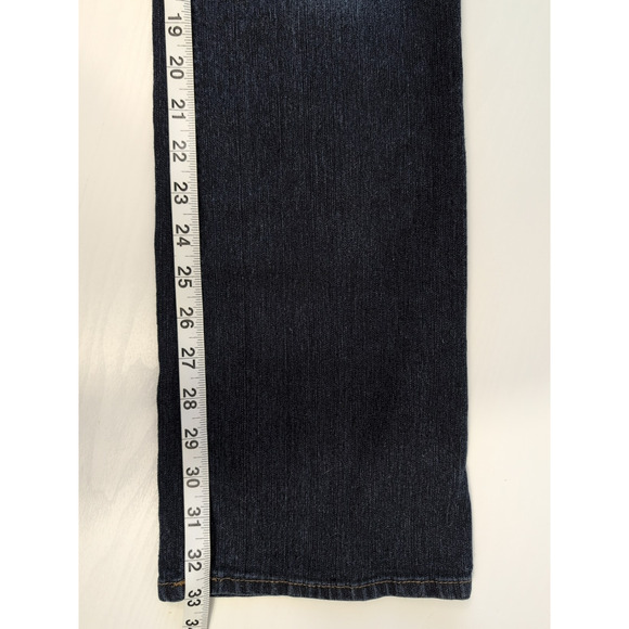 Natural Reflections Bootcut Jeans Women’s 4 Tall Blue Mid Rise Stretch Denim - Picture 12 of 16